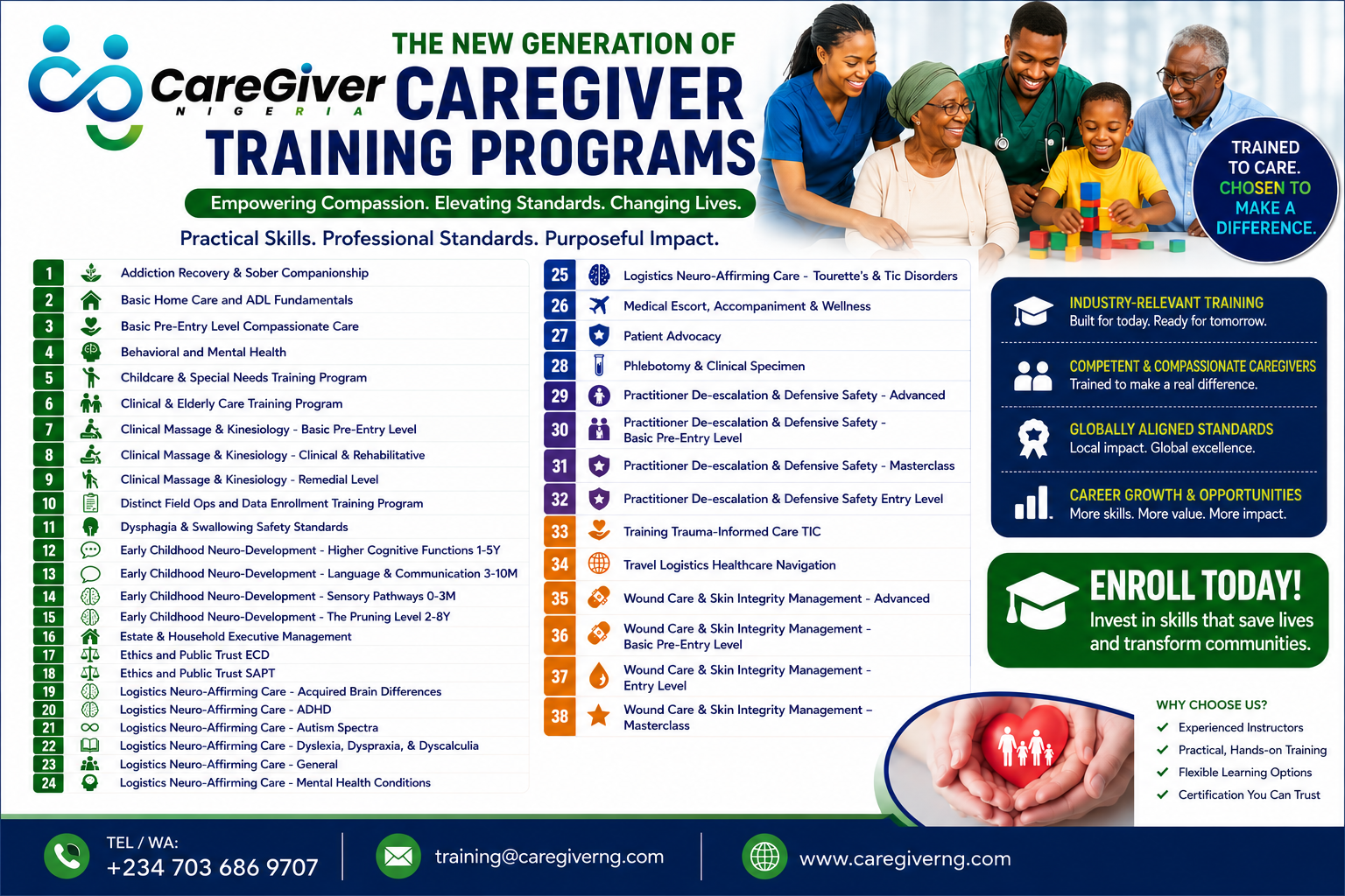 New Vocational Programs to Upskill Caregivers