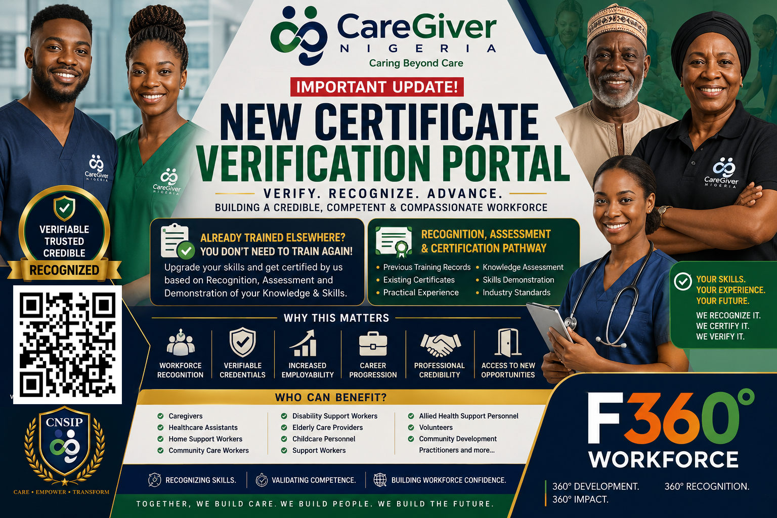 New Certificate Verification Portal & Workforce Recognition Upgrade.
